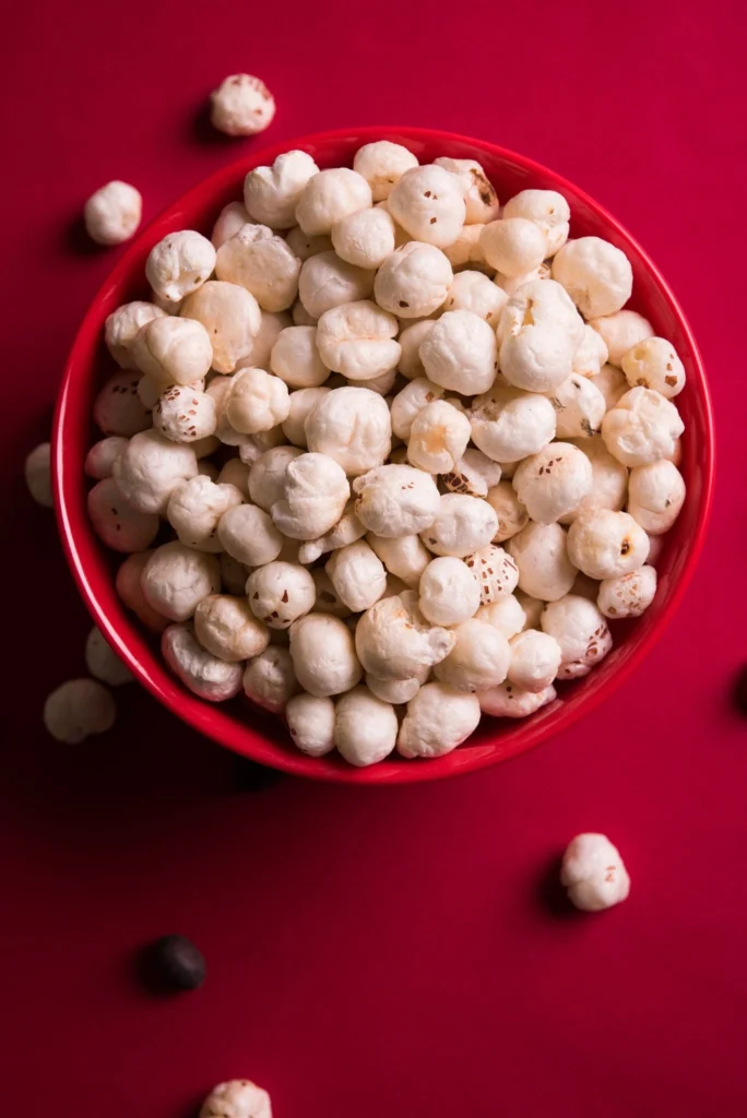 final processed phool makhana ready for consumption