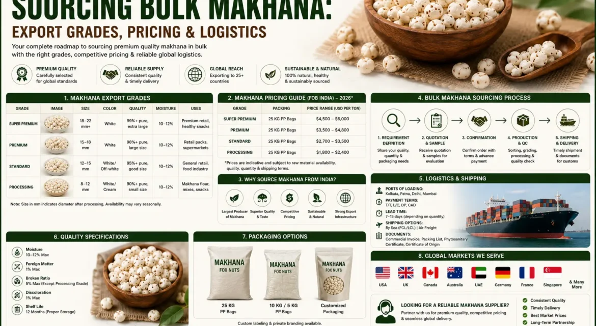Bulk Makhana Supplier