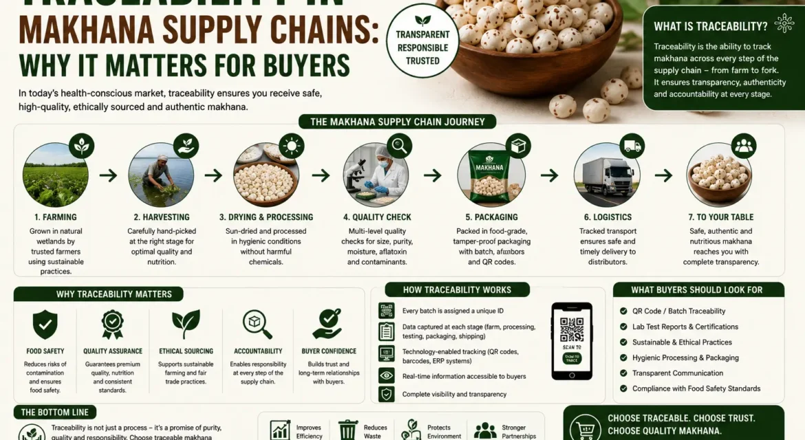 Traceability in Makhana Supply Chains
