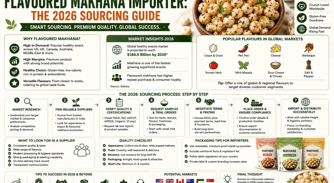 Flavoured Makhana Importer