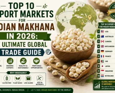 Top 10 Export Markets for Indian Makhana in 2026