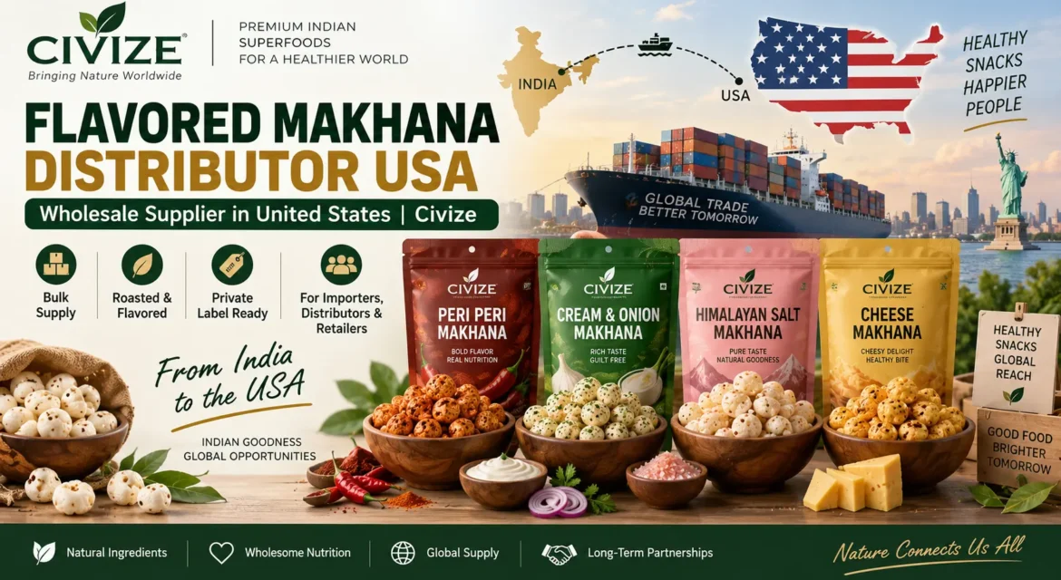 Flavored Makhana Distributor USA