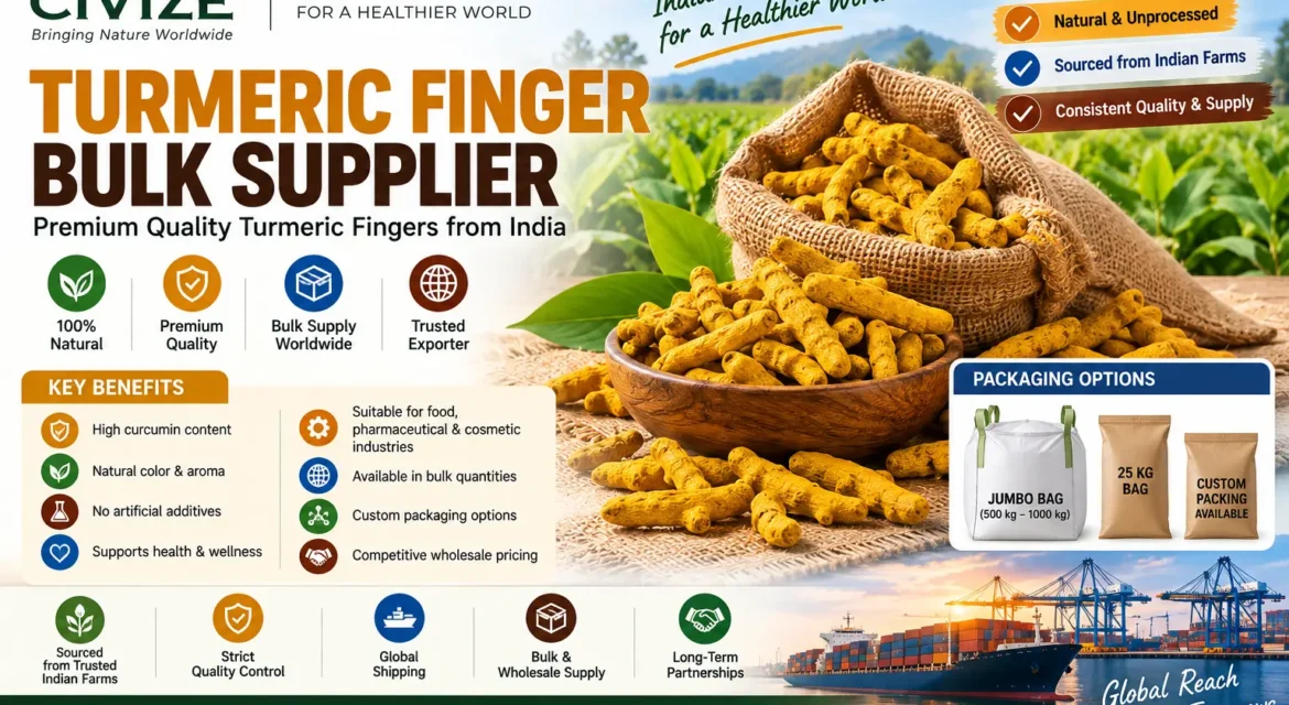 turmeric finger supplier